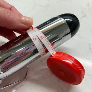 Sleek Silver and Black curling iron